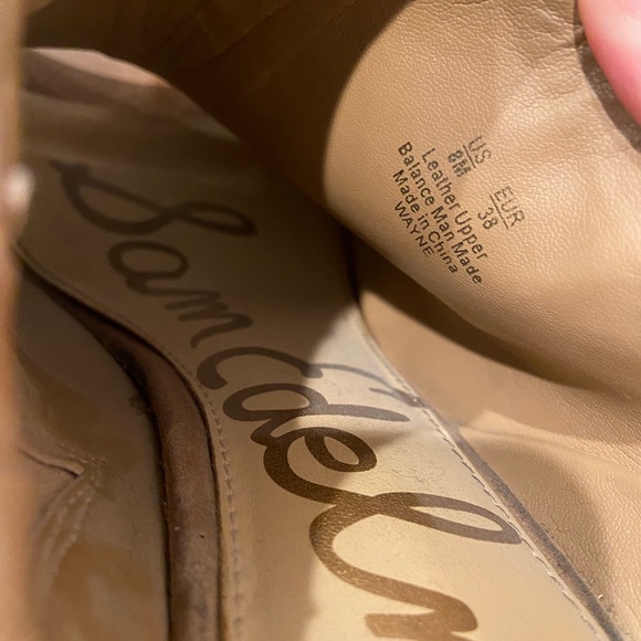 Sam Edelman Wayne Taupe Wedge Mules - Picture 4 of 4